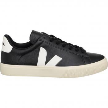 VEJA Campo Chromefree Leather Black White Trainers