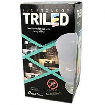 Bombilla LED Antimosquitos 11W Triled con Luz Fría, Luz Cálida y Luz Repelente