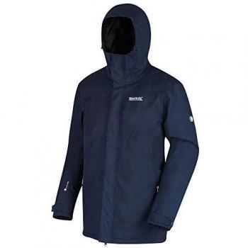 Regatta Volter Shield Battery Heated Waterproof & Breathable Thermo-Guard Insulated Winter Jacket with Electric Heating System Chaqueta Aislante Impermeable, Hombre, Azul Marino, S