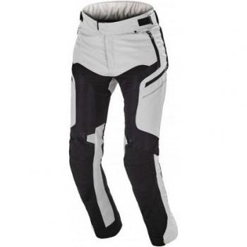 Macna Bora Pantalones textiles de motocicleta para mujer - Grises