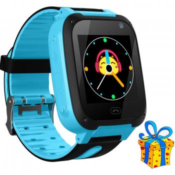 Jslai Niños Smartwatch Relojes,LBS Tracker Inteligente Relojes Telefono de SOS Alarma Cámara móvil Mejor Regalo para niños de 3-12 años niños Regalo de cumpleaños