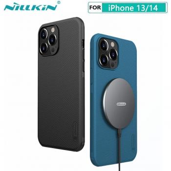Funda Nillkin Super Frosted Shield Pro Magnética para iPhone 13 Pro Max - Negra, con soporte y protección reforzada