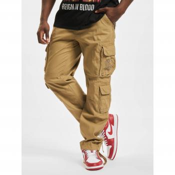 Brandit Pure Slim Fit Cargo Trousers Beige for Men - Size S to XXL