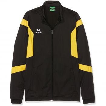 Erima Classic Team poliéster chaqueta, todo el año, infantil, color negro y amarillo, tamaño 152