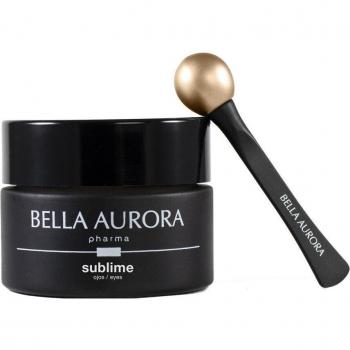Bella Aurora Sublime Contorno de Ojos Anti-edad 15 ml, para Piel Sensible, con Microbiome Repair Complex y Activador de Ácido Hialurónico