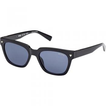 Gafas de sol cuadradas para hombre Guess GU8265 en negro brillante con lentes azules