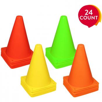 REEHUT 7.5 Pulgadas de Cono de tráfico plástico para Entrenamiento