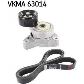 Juego de correas trapeciales poli V SKF VKMA 63014