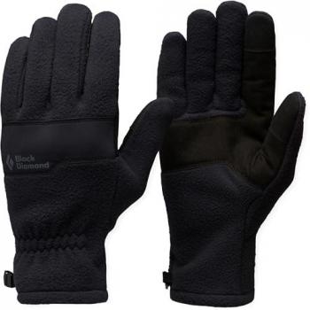 Guantes de Pile Negro Black Diamond Everyday para Hombre - Talla S