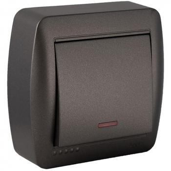 Solera Conmutador / Interruptor Luminoso 10ax 250v Superficie Serie Mural