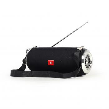Gembird SPK-BT-17 Altavoz Portátil Bluetooth Estéreo con Radio FM y Antena 2x5W RMS Negro