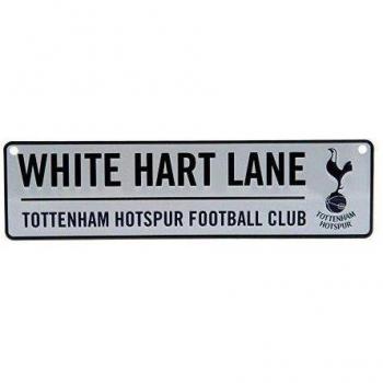 Placa de rua suspensa de metal em relevo em 3D do Tottenham Hotspur FC para futebol oficial