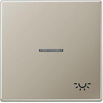 Tecla con visor símbolo acero luz JUNG 0712134617