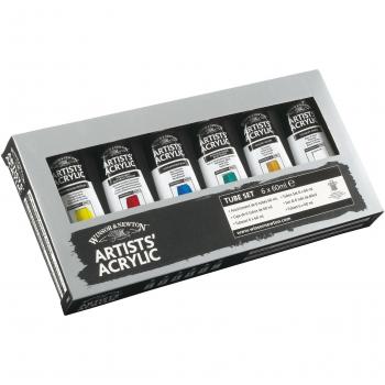 Winsor & Newton Profesional - Set de 6 tubos de 60 ml de acrílicos