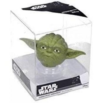 SD toys- Yoda Bola de Navidad, Color Verde, 10x10x7