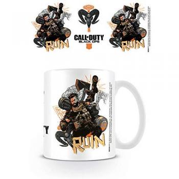 Call Of Duty: Black Ops 4 mg25171 taza de cerámica, multicolor