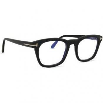 Tom Ford FT5870-B 001 50 Stylish Optical Glasses, Black, Male, Size: 50 MM