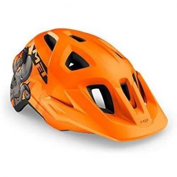 Casco Met Eldar Junior Naranja Pulpo Talla Única