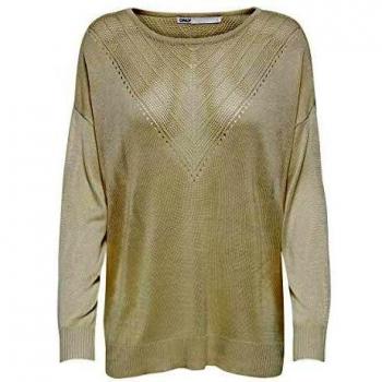 Only ONLKATHLEEN L/S Pullover CC KNT Suéter, Piedra Pumice, XS para Mujer