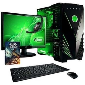 VIBOX Ultra 11A Gaming PC Ordenador de sobremesa con Cupón de juego, 22 HD Monitor