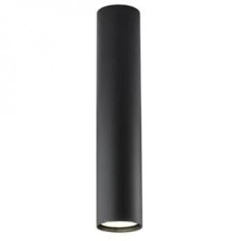 Plafón Cilindro Moderno 1 Luz GU10 Negro Laca