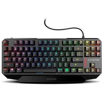 Ozone Alpha Strike - OZALPHASTRIKESP -Teclado Gaming, Mecánico, RGB TKL, Layout ES, Color Negro
