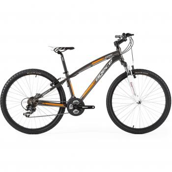 Agece Sierra-26.HDF - Bicicleta de montaña para hombre, color negro / naranja, talla XS