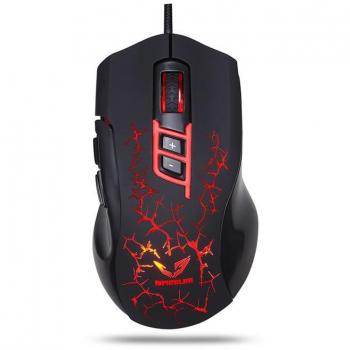 Ratón Gamer 3200 DPI con 8 Botones, Plug & Play, Retroiluminación y Cable de Nylon Trenzado de 1.5M