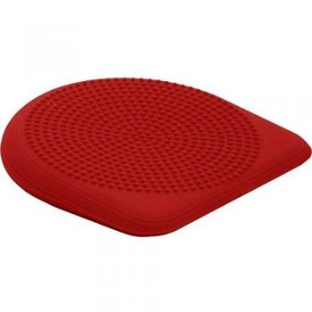Togu Dynair Premium Wedge Ball Cushion, Red - Ergonomic Seating Solution for Office and Home