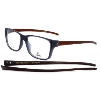 Montura de Gafas Rodenstock R8012 C para Hombre Azules, 58 mm, con lentes recetadas, medidas 58/16/155