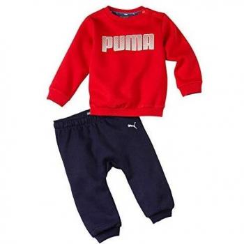 PUMA Chandal Infantil Crew Jogger Rojo/Marino 580305-11