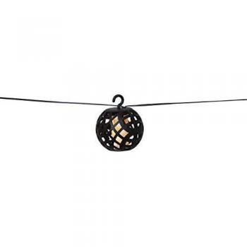 Cadena de luces LED solar 'Flame' con efecto llama y 8 LEDs