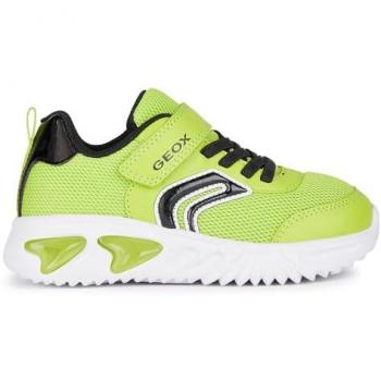 Zapatillas Geox Assister Verde Lima/Negro para Niño