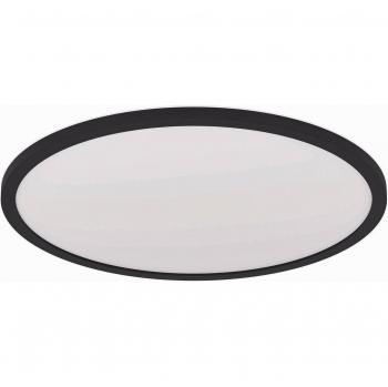 Lámpara de Techo LED EGLO Rovito-Z, Ø 42 cm, 16.5W, Regulable RGB, Control ZigBee, Blanco Cálido-Frío, Negro