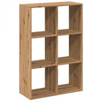 Librería divisora madera roble artisan 69,5x29x103,5 cm