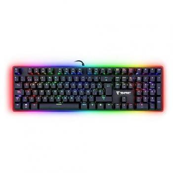 Teclado Mecánico Gaming Tempest Diablo Qwerty Español RGB Switch Rojo