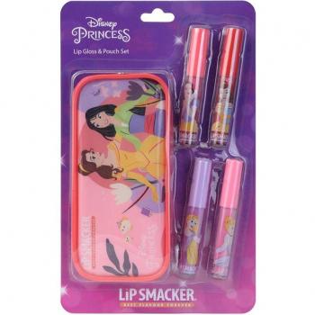 LipSmacker - Set de brillos de labios y neceser Disney Princess 4 Ud