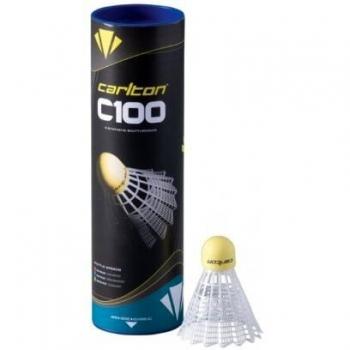 Volantes de Bádminton Carlton C100 - 6 Unidades Blanco/Azul