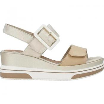 Sandalias Remonte para mujer en color metal, modelo Cuna 90