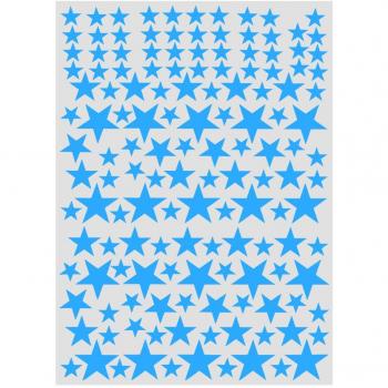 Fdit Etiqueta de Pared de PVC Extraíble Pegatina de Pared de Estrellas DIY Etiqueta de Pared de Arte Vinilo Calcomanía Decoración para Sala Hogar