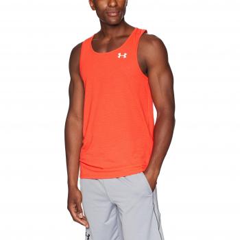 Under Armour Threadborne Streaker Tanque, Hombre, Radio Red/Reflective