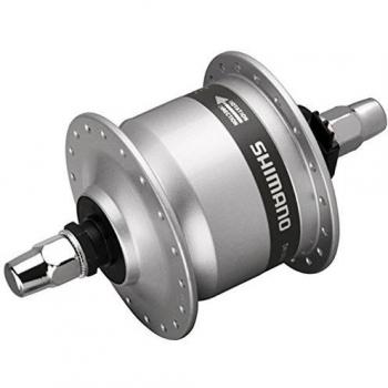 Dinamo de buje delantero DH-C3000-3N 36 plata