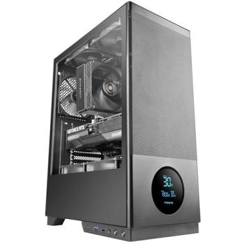 Caja Gaming Tacens Sagitta20 ATX Cristal Templado Negra con LED y 3 Ventiladores de 120mm USB-C