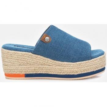 Sandalias de cuña Refresh para mujer en color azul