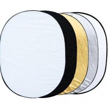 Katomi 35 x 47 inch 5 in 1 Photography Studio Multi Photo Collapsible Light Reflector Oval 90 x 120cm ¡­