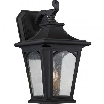 Aplique de exterior Bedford, negro místico, modelo mediano