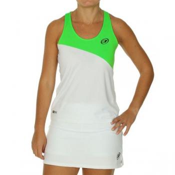 Camiseta Bullpadel Bpcm-pn06 Mujer Textil Blanco Verde