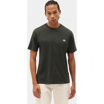 Camiseta Dickies Mapleton Manga Corta Verde Oliva Algodón Hombre