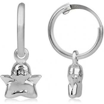 Córdoba Jewels | Pendientes en plata de ley 925 con diseño Aritos Ángel Silver