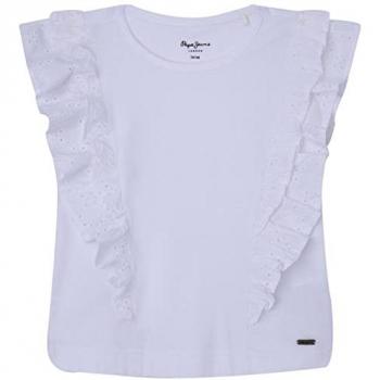 Blusa sin mangas Nicolasa blanca para niña de Pepe Jeans, talla 10 años